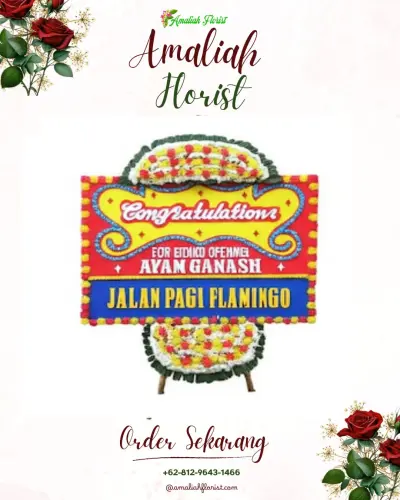 Bunga Papan Congratulation di Tamalate